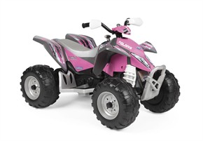 Peg Perego Battery Operated Polaris Outlaw Ride On - Pink