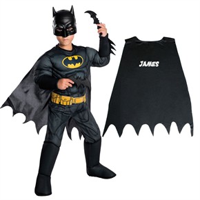 Personalized Kids Batman Costume