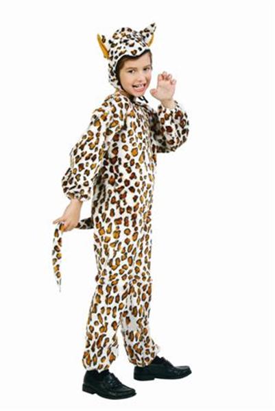 Toddler Plush Leopard Jumpsuit