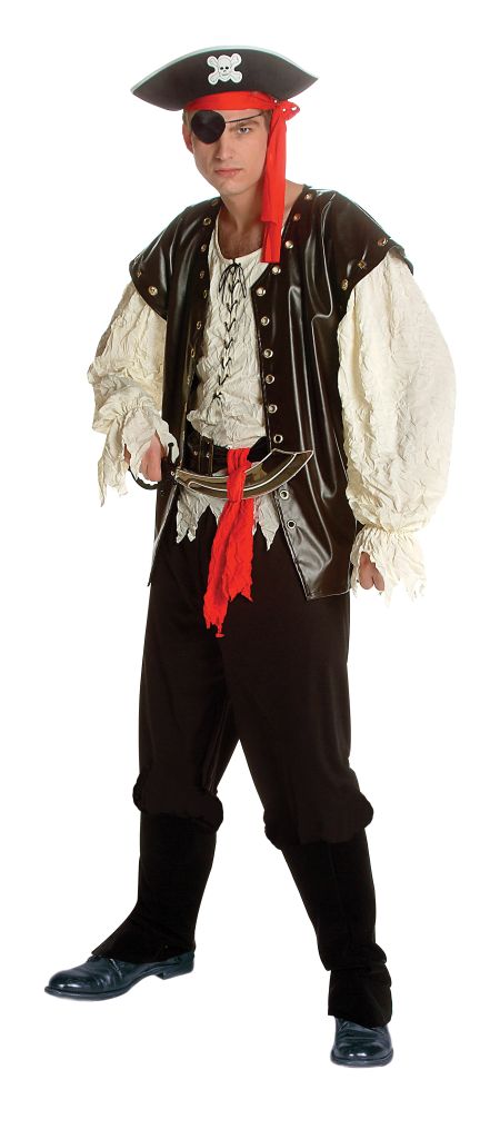 Adult Pirate Costume - Deluxe Classic