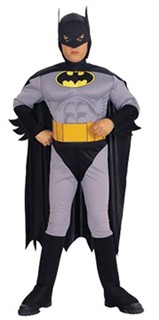 Deluxe Child Batman Costume - Muscle Chest