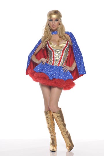 Sexy Superhero Girl Costume