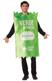 Taco Bell Hot Sauce Packet Costume - Verde