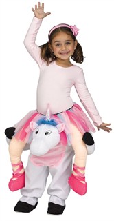 Toddler Carry Me Unicorn Costume - 3T-4T