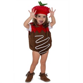 Toddler Chocolate Dipped Strawberry Costume