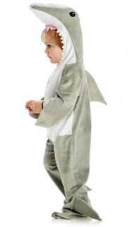 Grey Toddler Shark Halloween Costume