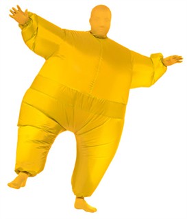 Yellow Inflatable Skin Suit Costume