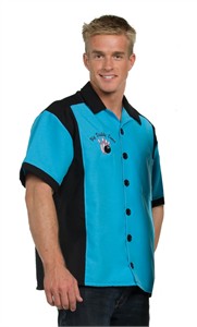 Adult Bowling Costume - Turquoise