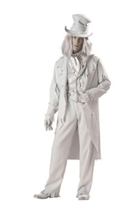 Adult Ghost Costume - Ghostly Gent