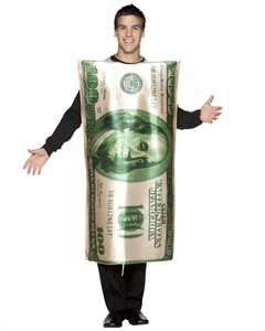 Adult Hundred Dollar Bill Costume