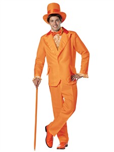 Adult Orange Tuxedo Goofball Costume