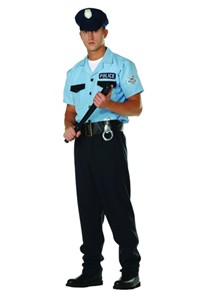 Adult Plus Size Policeman Costume
