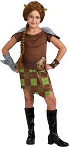 Child Shrek Fiona Warrior Costume