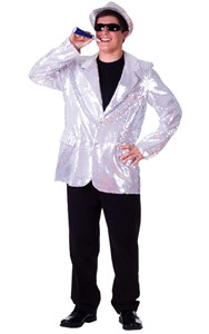 Adult Silver Blazer Costume
