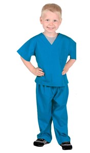 Child Blue Doctor Scrubs Costume