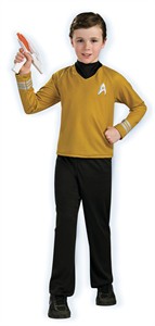 Child Deluxe Captain Kirk Costume - Gold