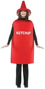 Adult Ketchup Costume - Lightweight