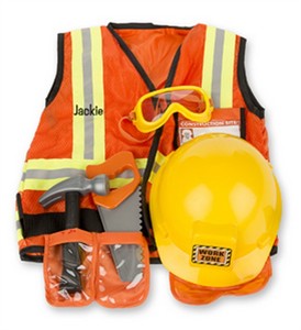 Personalized Construction Worker Costume Set