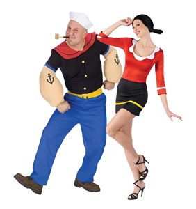 Popeye and Olive Oyl Costume Set