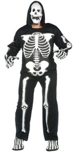 Adult EVA Skeleton Jumpsuit - Deluxe