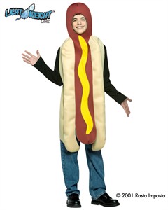 Teen Hot Dog Costume