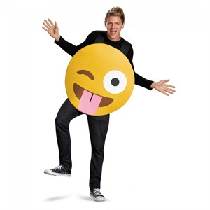 Tongue Out Emoticon Costume