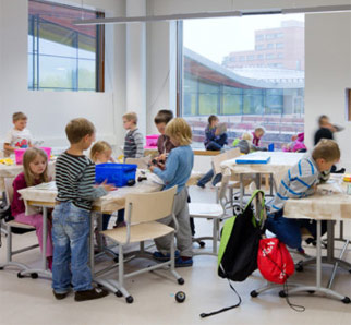 Picture of kids in a classroom