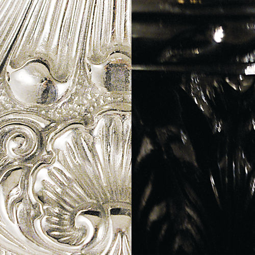 PS/EB-Polished Silver and Ebony