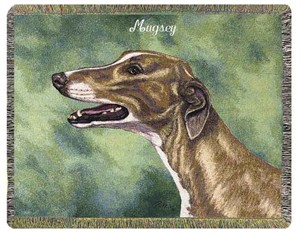 Personalized Dog Throw - Greyhound