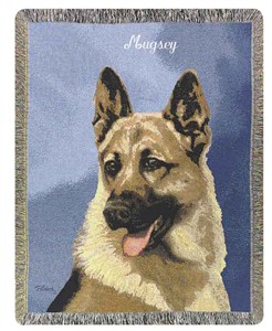 Personalized Dog Throw - German Shepherd
