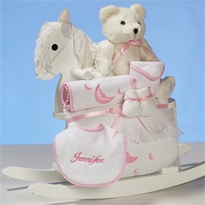 Personalized Baby Rocking Horse <br>for Girl