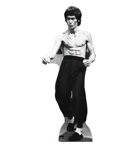 Bruce Lee Cut Cardboard Cutout
