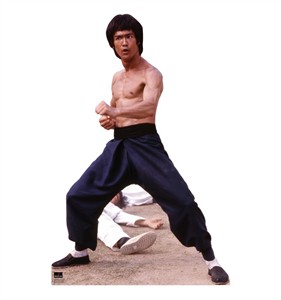 Bruce Lee Fight Stance Cardboard Cutout