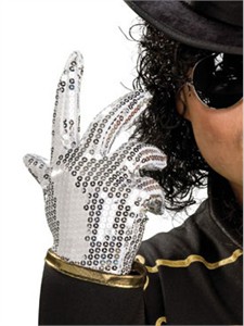 Child Michael Jackson Silver Sequined Glove