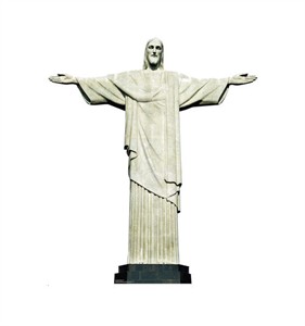 Christ the Redeemer Statue Brazil Cardboard Cutout
