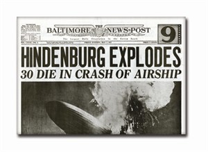 Complete Newspaper Reprint - Hindenburg Explosion