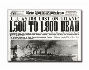 Complete Newspaper Reprint - Titanic