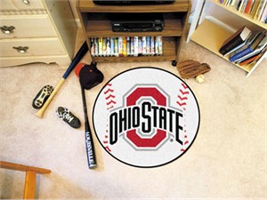 Ohio State University Baseball Rug