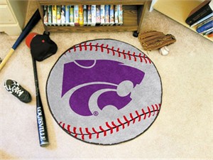 Kansas State University Baseball Rug