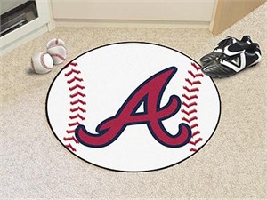 Atlanta Braves Baseball Rug