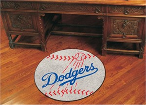 Los Angeles Dodgers Baseball Rug