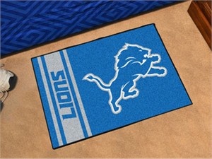 Detroit Lions Rug - Uniform Inspired Logo