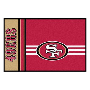 San Francisco 49ers Rug - Uniform Inspired Logo