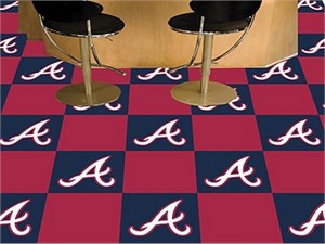 Atlanta Braves Carpet Tiles