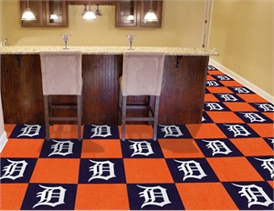 Detroit Tigers Carpet Tiles