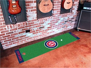 Chicago Cubs Golf Putting Green Mat