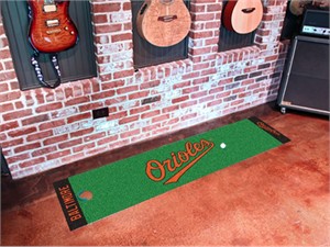 Baltimore Orioles Golf Putting Green Mat