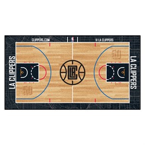 Los Angeles Clippers Basketball Court Runner Rug