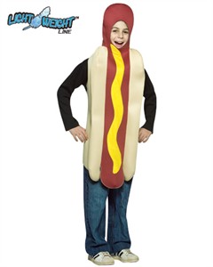 Child Hotdog Costume - Lightweight