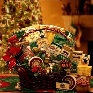 Grand Gatherings Holiday Gourmet Medium Gift Basket